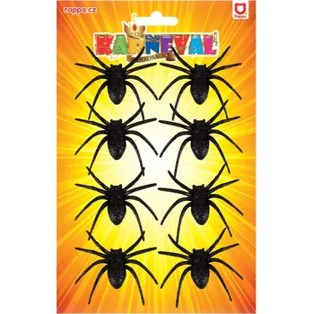 Karnevalový doplněk Pavouci dekorace 8ks
