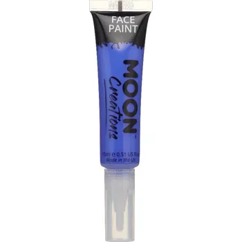 Karnevalový doplněk Smiffys.com Líčidlo na tělo - - Moon Creations - tmavě modré se štětečkem 15ml