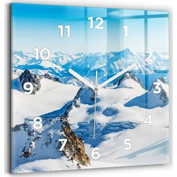 Hodiny Nástěnné hodiny Wallfluent bílé 30 cm