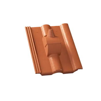 Střecha KM Beta BRILIANT - taška betonová anténní - cihlově červená