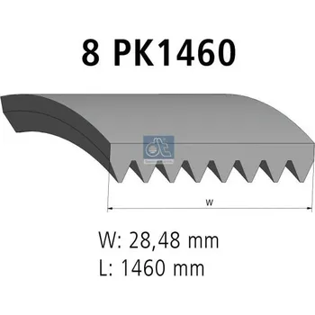 ozubený klínový řemen DT Spare Parts 5.41542