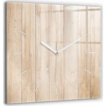 Hodiny Nástěnné hodiny Wallfluent hnědé 60 cm