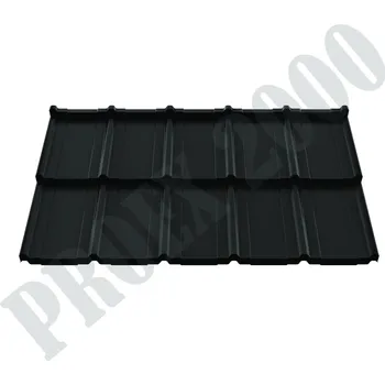 plechová krytina Ruukki - Frigge 40, černá RR33