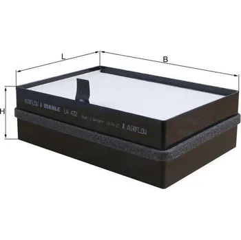 Kabinový filtr Filtr, vzduch v interiéru KNECHT LA 432