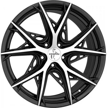 Alu kolo KESKIN Alu Kola Keskin Kt24 8.5X19 5X112 ET30 Black Front Polish 66.6