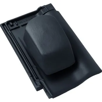 Střešní krytina Bramac - Rubín 9 - průchozí taška sanitárního odvětrání, antracit engoba