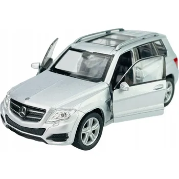 autíčko WELLY MERCEDES-BENZ GLK STŘÍBRNÝ 1:34 KOVOVÝ NOVÝ MODEL 43684