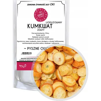 Sušené ovoce Kumquat žlutý lyofilizovaný - 100g ovoce Kumquat