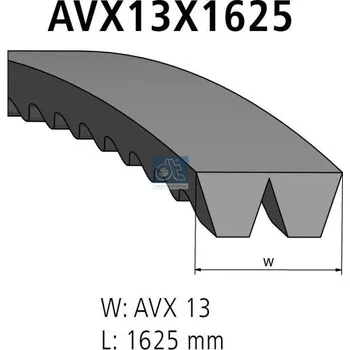 posílený klínový řemen DT Spare Parts 3.34288