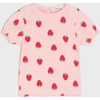 Dívčí tričko Sinsay - Tričko s krátkým rukávem - růžová - 198DJ-38X - 198DJ-38X-74