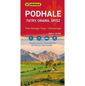 Cestování Mapa - Podhale, Tatry, Orawa, Spisz 1:50 000 - praca zbiorowa [PL] (2025, Compass)