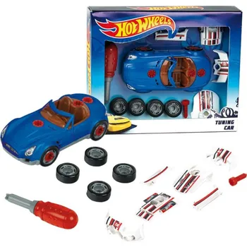 autíčko Klein 8010 Sada tuningových autíček Hot Wheels 2v1