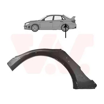 Příslušenství karosérie Boční stěna VAN WEZEL 5136147