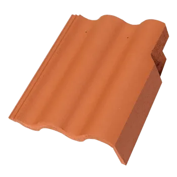 Střešní krytina Terran SYNUS - taška okrajová levá - měděná-hnědá