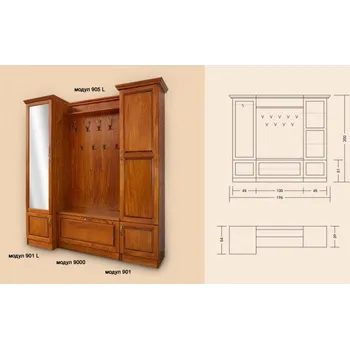 Botník Předsínová stěna M915