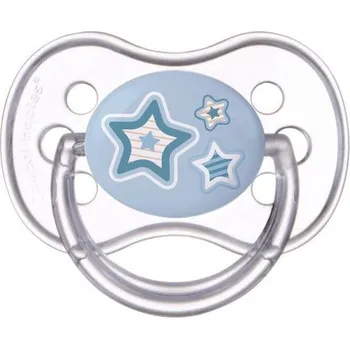 dudlíky Canpol babies Dudlík 18m+ silikon symetrický Newborn Baby MODRÝ