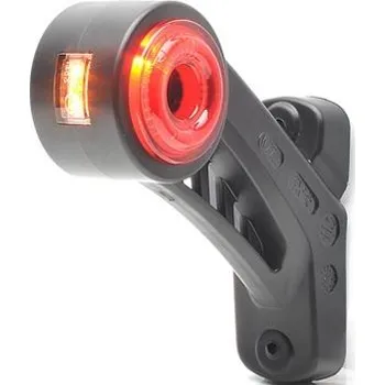 Autodíl Světlo poziční - tykadlo krátké zkosené LED, s bočním LED, 12/24, WAS, levé