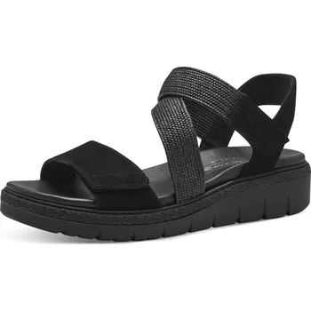 Dámské sandále DÁMSKÉ SANDÁLY TAMARIS 1-28241-42 001 ČERNÁ Barva: Černá, Velikost: 41