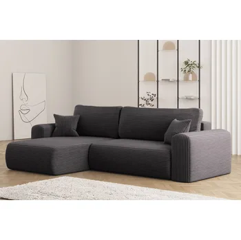 Sedací souprava Rozkládací sedací souprava do L Capri - Šedá 22