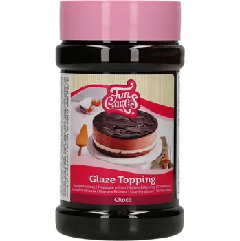 Poleva FunCakes Zrcadlová Poleva Čokoládová - Glaze Topping Choco 375 g