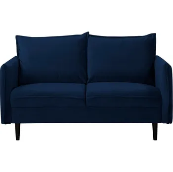 Pohovka Tmavě modrá sametová pohovka 138 cm Juli – Ropez ID_1741506