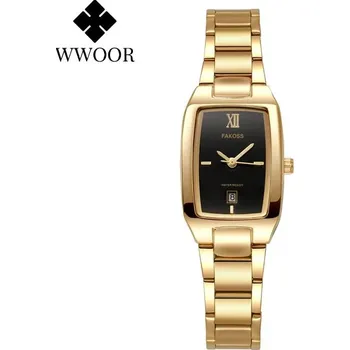 Hodinky Dámské analogové hodinky s kovovým páskem TP885 Barva (Varianta): gold black