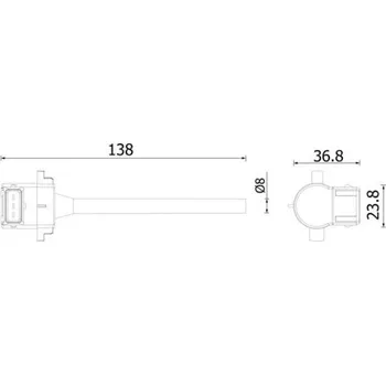 Úrovňový vypínač, hladina chladicí kapaliny MAHLE CRTX 4 000S