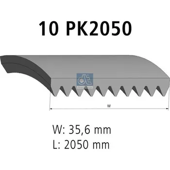 ozubený klínový řemen DT Spare Parts 7.54810