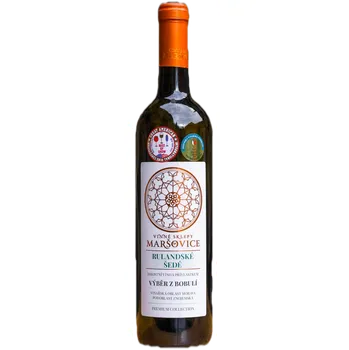 Víno Maršovice Rulandské Šedé 2015 výběr z bobulí