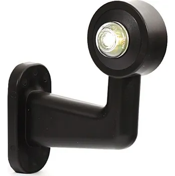 Přídavný světlomet Světlo poziční - tykadlo krátké zahnuté dvoubarevné LED, 12/24V, 23cm kábel, WAS, levé