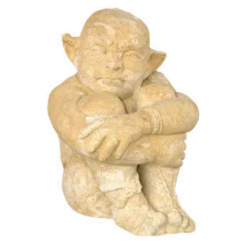 Zahradní dekorace Zahradní socha zamyšleného Trolla