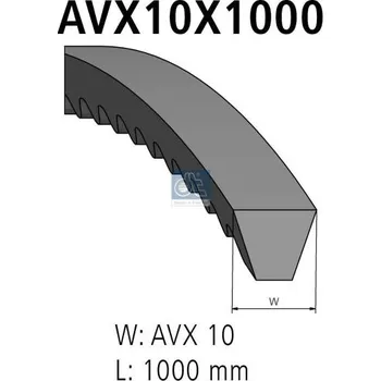 Klínový řemen DT Spare Parts 3.34227