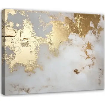 Obraz OBRAZ NA PLÁTNĚ OBRAZ NA PLÁTNĚ ABSTRAKCE ZLATÁ DO OBÝVÁKU LOŽNICE KUCHYNĚ 40x30