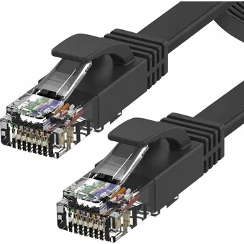 Síťový kabel Patchcord Mobes U/UTP 6 RJ45 / RJ45 1 m černý