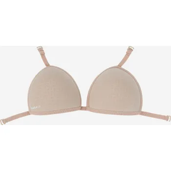 Dámské plavky DECATHLON Plavecká podprsenka 36 BÉŽOVÁ