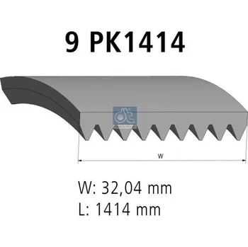 ozubený klínový řemen DT Spare Parts 5.41420