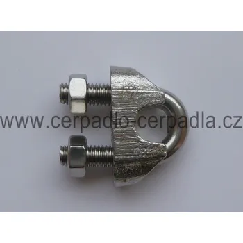 Příslušenství k čerpadlu neuvedeno Stahovací sponka pro závěsné lanko 8 mm, nerez A4