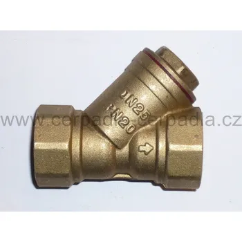 Příslušenství k čerpadlu neuvedeno Filtr šikmý Y mosaz 1" s nerez sítkem