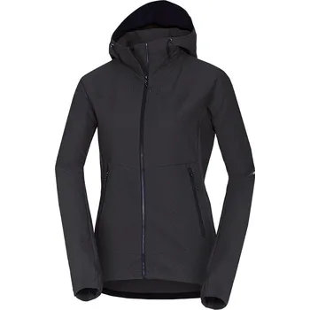 Dámská softshellová bunda Northfinder Dámská trekingová 1L softshellová aktivní bunda CORI, černá, XL