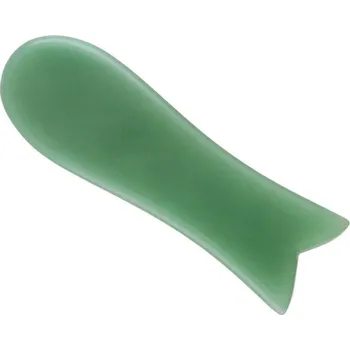 Masážní kámen Masážní kámen Gua sha ryba zelený křemen velká