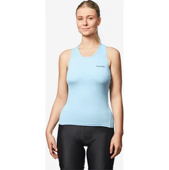 Pánské tričko VAN RYSEL Dámské cyklistické tílko Discover S MODRÁ
