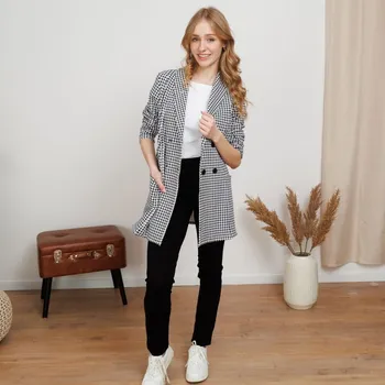 Dámské sako Dámské sako kohoutí stopa Velikost: L