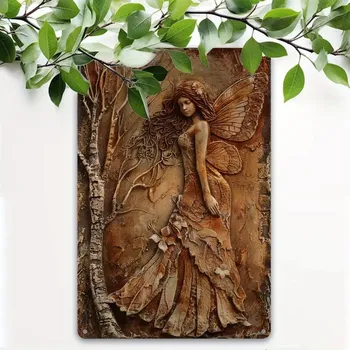 Plechová cedule BAF VINTAGE PLECHOVÁ CEDULE 2D - VÍLA 30X20 cm