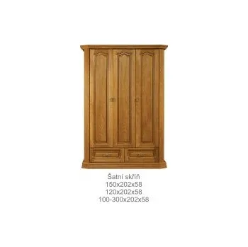 Šatní skříň Rustikální šatní skříň 29 šíře 100cm