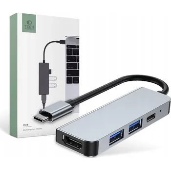 USB hub USB Hub Tech-Protect 4-portový 2 x USB-A 3.0 USB-C HDMI hliníkový