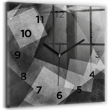 Hodiny Nástěnné hodiny Wallfluent černé 30 cm