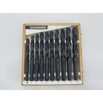Příslušenstí k soustruhu Vrtáky HSS s kuželovou stopkou, 14 - 23 mm, sada 10 kusů