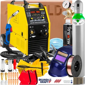 Svářečka Svářečka MAGNUM MIG 281 DUAL PULS SYNERGIE 400V 280A TIG LIFT Měkké pájení