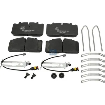 Brzdová destička Sada brzdových destiček, kotoučová brzda DT Spare Parts 5.92120