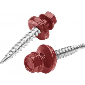 Šroub Šroub samořezný pozink. 4,8x35mm rudá RAL3011